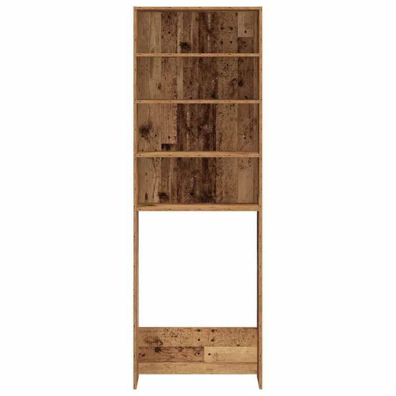 Skalbimo mašinos spintelė Old Wood 64x24x190 cm