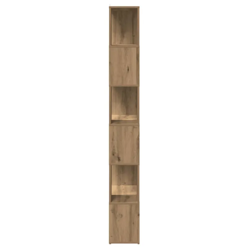 knygų spinta/kambario pertvara Artisan ąžuolas 60x24x186 cm