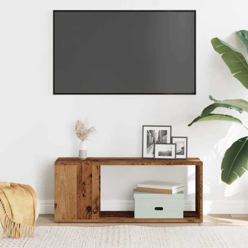 televizoriaus spintelė Old Wood 80x24x32cm Engineered Wood