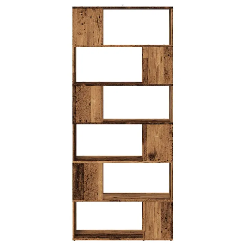 knygų spinta/kambario pertvara Old Wood 80x24x186 cm
