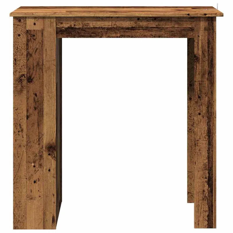 baro stalas su laikymo lentyna sena mediena 102x50x103,5 cm
