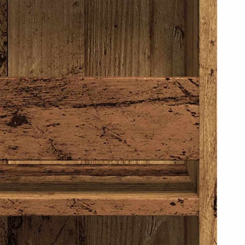 baro stalas su laikymo lentyna sena mediena 102x50x103,5 cm