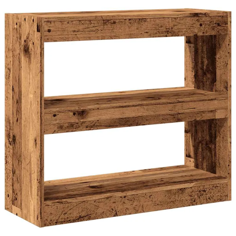 knygų spinta/kambario pertvara Old Wood 80x30x72 cm