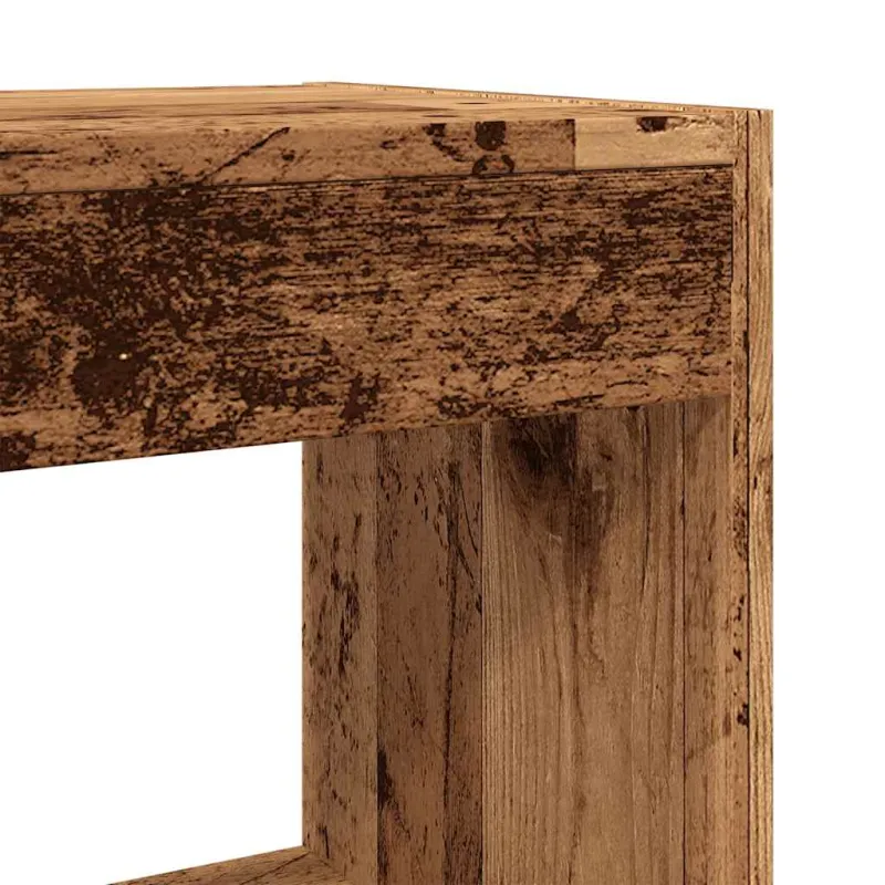 knygų spinta/kambario pertvara Old Wood 80x30x72 cm