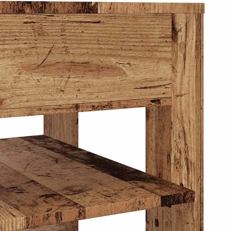 Kavos staliukas Old Wood 55,5x55x45 cm Inžinierinė mediena