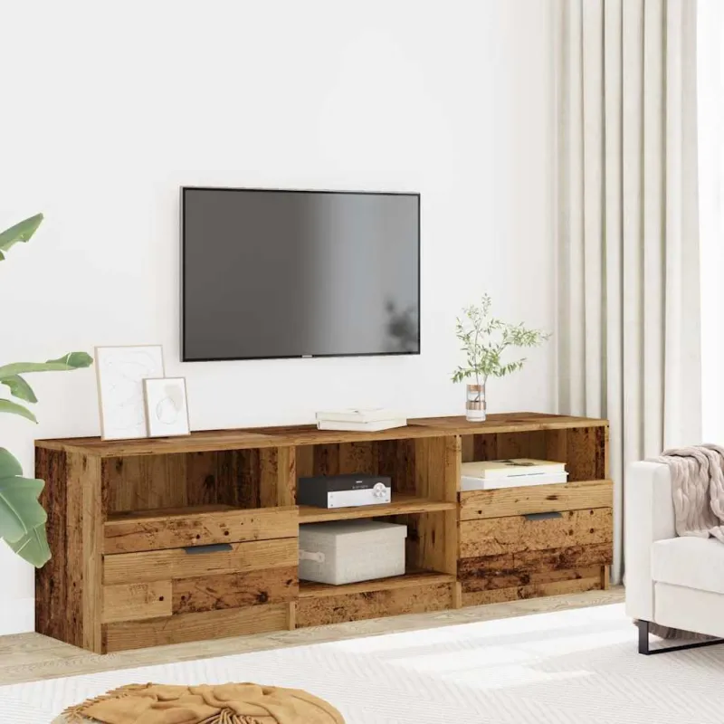televizoriaus spintelė Old Wood 150x33,5x45 cm Engineered Wood