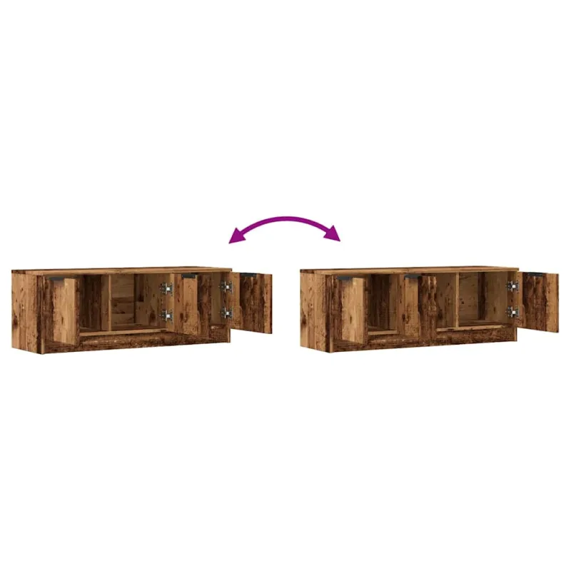 Televizoriaus spintelė, medienos 102x35x36,5cm apdirbta mediena