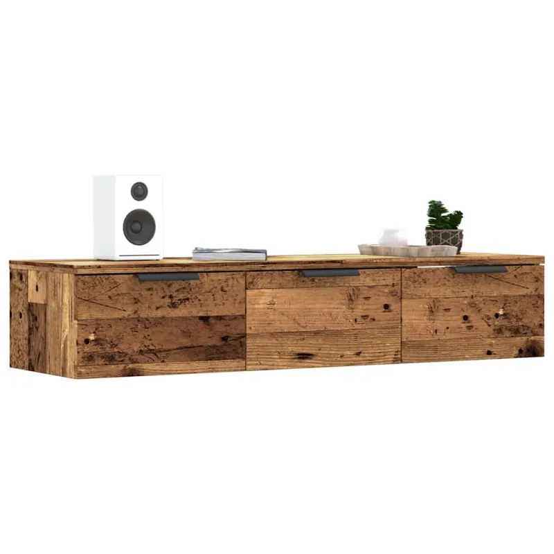 Sieninė Spinta Old Wood 102x30x20 cm Inžinierinė mediena