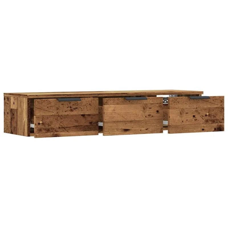 Sieninė Spinta Old Wood 102x30x20 cm Inžinierinė mediena