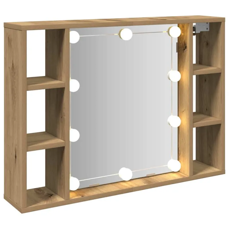 Veidrodinė spintelė su LED apšvietimu, artisano, 76x15x55cm