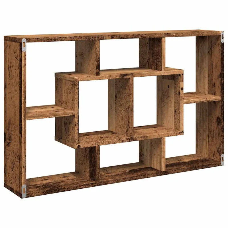 Sieninė lentyna Old Wood 85x16x52,5 cm Inžinerinė mediena