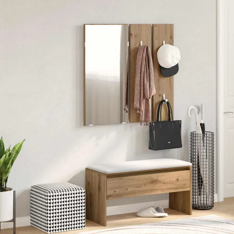 prieškambario baldų komplektas Artisan Oak Engineered Wood