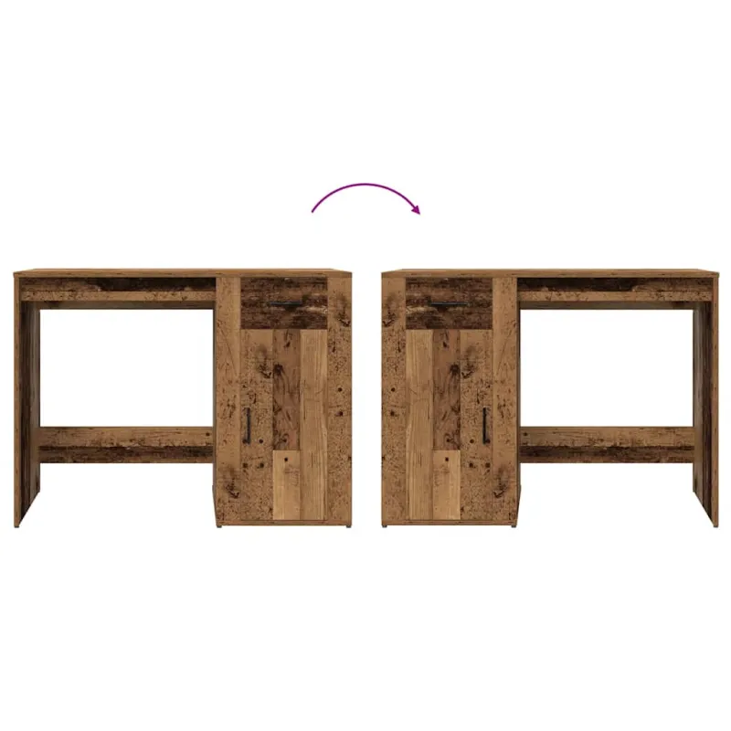Rašomasis stalas Old Wood 100x49x75 cm Inžinierinė mediena