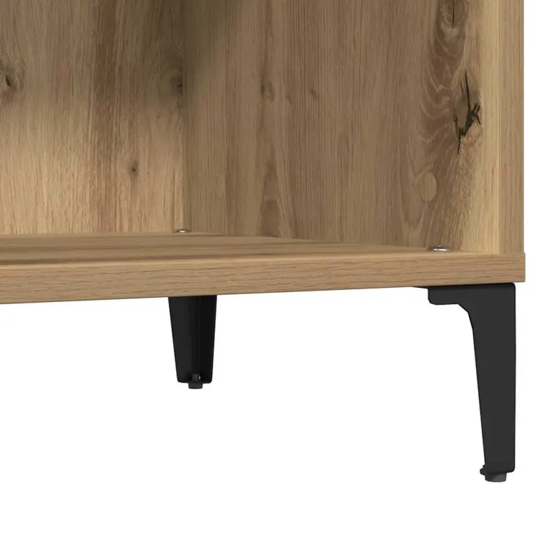 Vinilinių plokštelių spintelė, artisano, 84,5x38x89cm, mediena