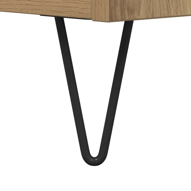 Vinilinių plokštelių spintelė, artisano, 84,5x38x48cm, mediena