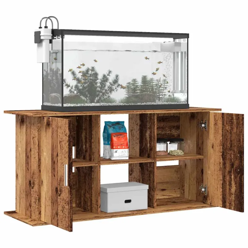 Akvariumo stovas, medienos, 121x41x58cm, apdirbta mediena