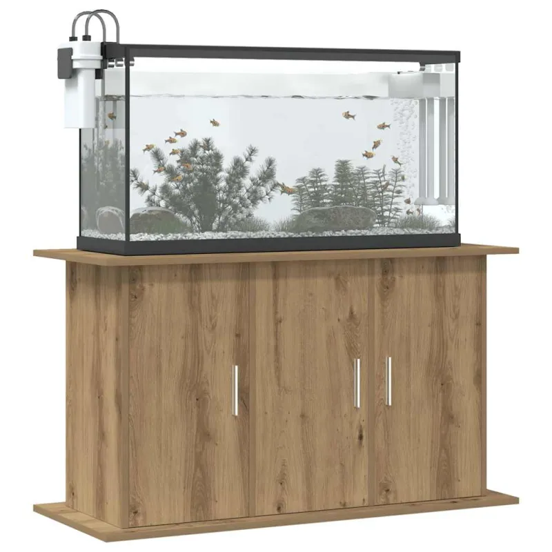 Akvariumo stovas, ąžuolo spalvos, 101x41x58cm, inžinerinė mediena