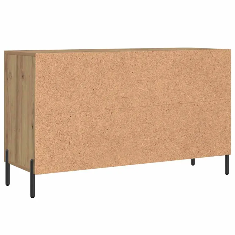 Šoninė spintelė, artisano ąžuolo, 100x36x60cm, apdirbta mediena