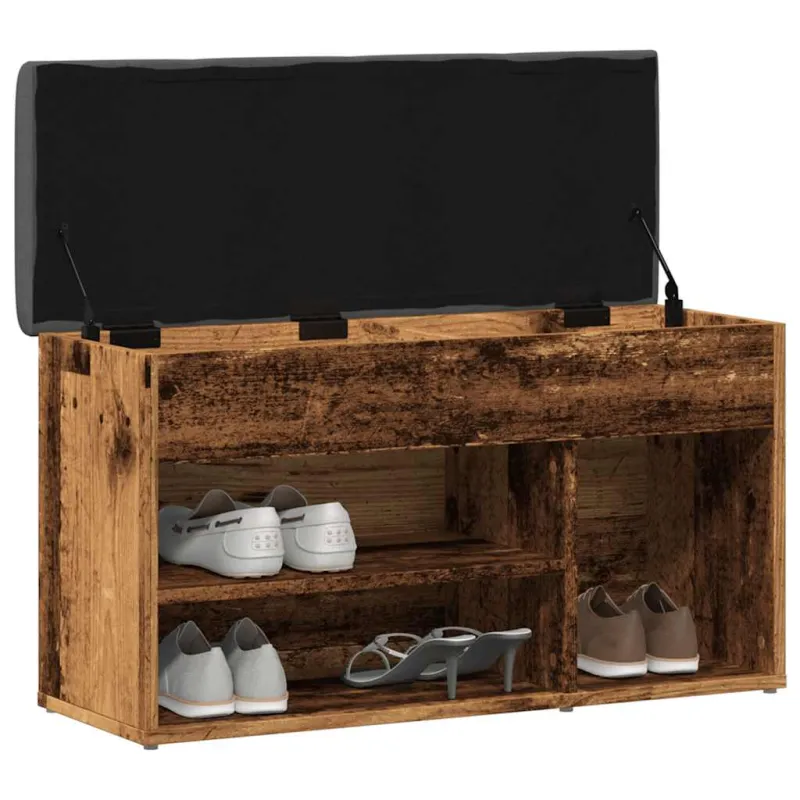 batų suoliukas Old Wood 82x32x45,5 cm Inžinerinė mediena