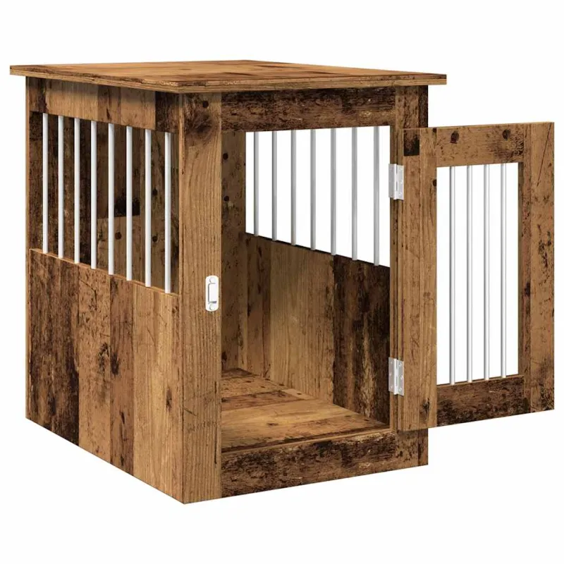 Dog Crate Baldai Senas medis 45x62x59 cm Inžinerinė mediena