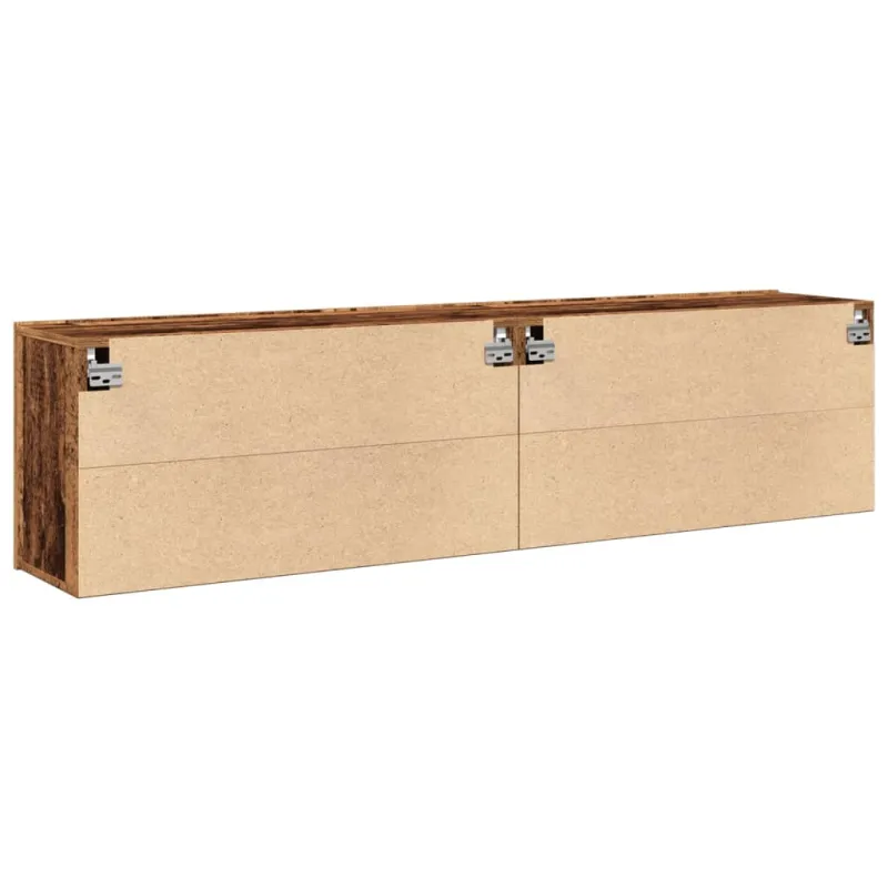 Sieninės TV spintelės, 2vnt., medienos, 80x30x41cm