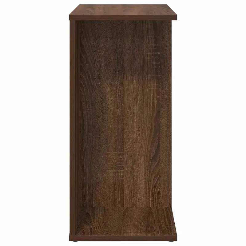 Naktinės spintelės, 2vnt., ruda ąžuolo, 46,5x29x61cm, mediena