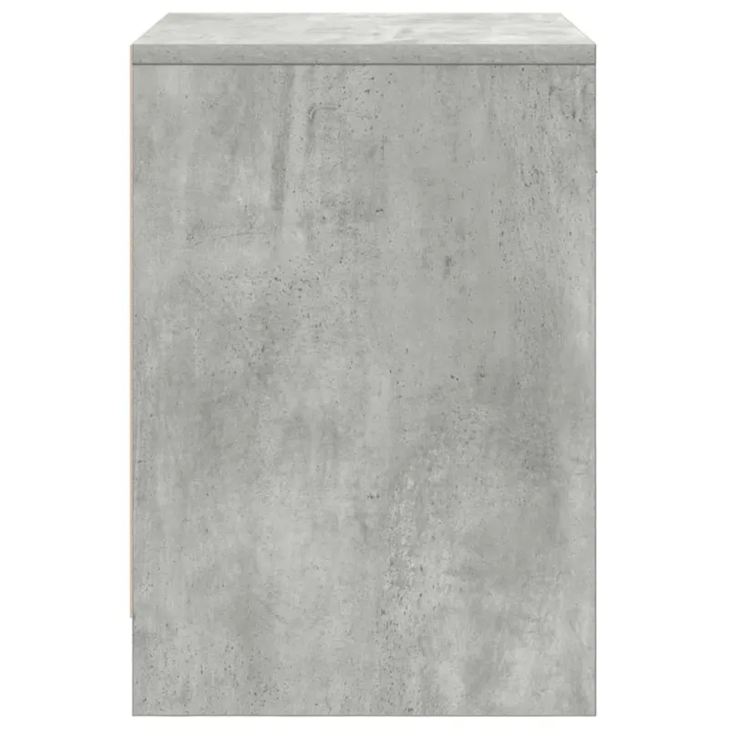 Naktinės spintelės su stalčiumi, 2vnt., betono, 40x34x50cm
