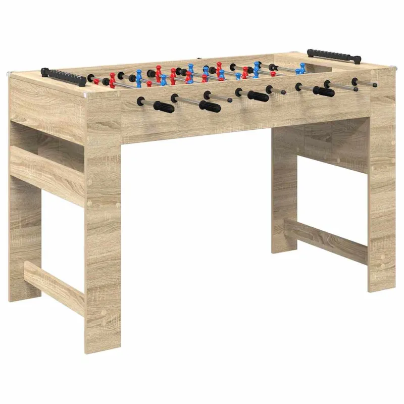 Fuzbolas stalas Sonoma ąžuolas 125 x 60,5 x 80 cm