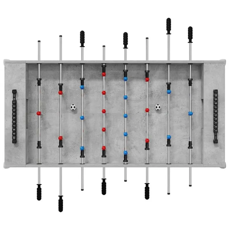Fuzbolas stalas Betono Pilka 125 x 60,5 x 80 cm