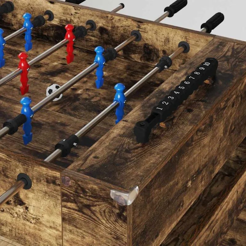 Fuzbolas stalas Rūkyta ąžuolas 125 x 60,5 x 80 cm