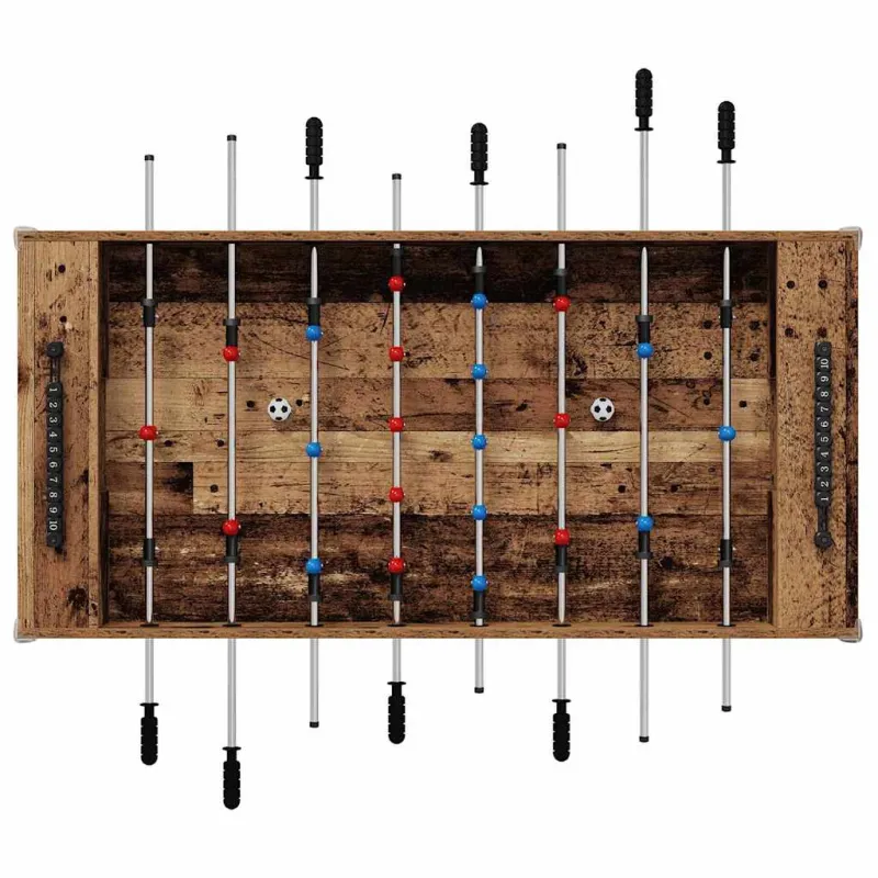 Fuzbolas stalas Senas medis 125 x 60,5 x 80 cm Apdirbta mediena