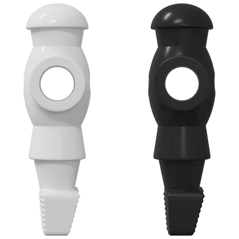 Stalo futbolo žaidėjai 24 pcs Juoda ir Balta HIPS