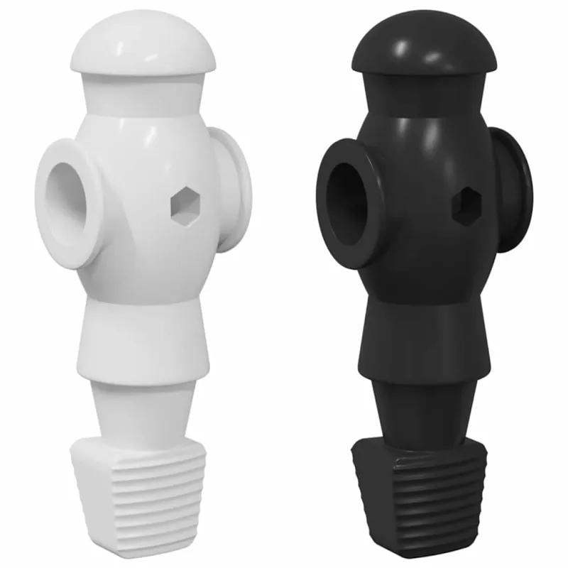 Stalo futbolo žaidėjai 24 pcs Juoda ir Balta HIPS