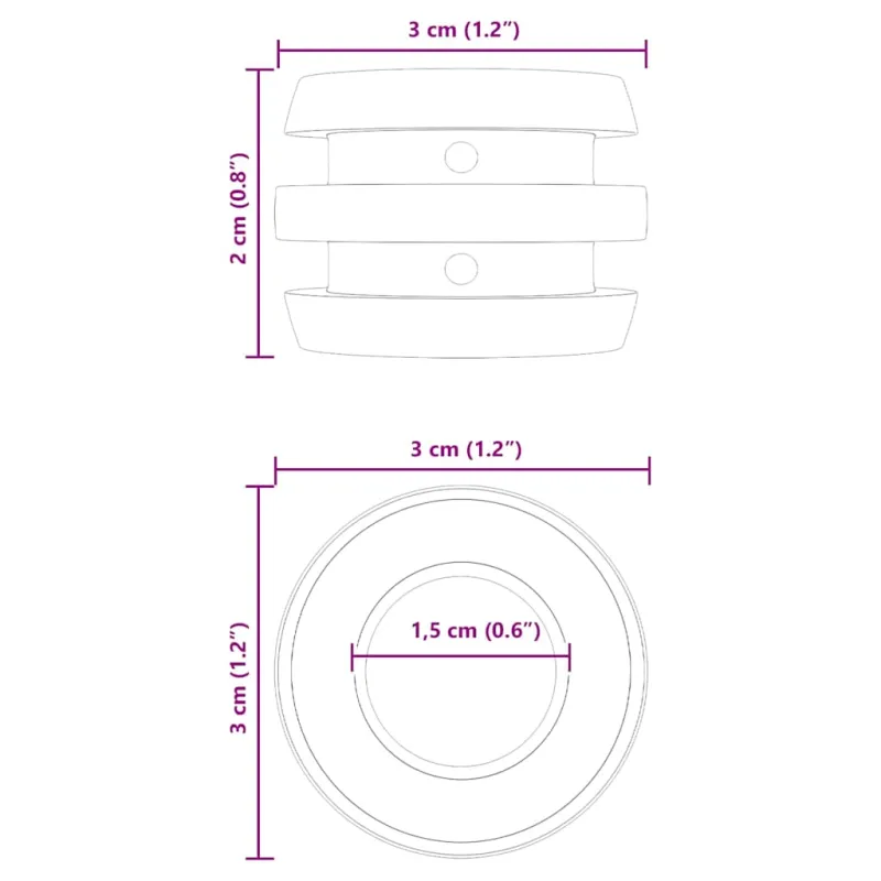 Stalo futbolo kamuoliukai 16 pcs Juodas 3 x 3 x 2 cm TPE