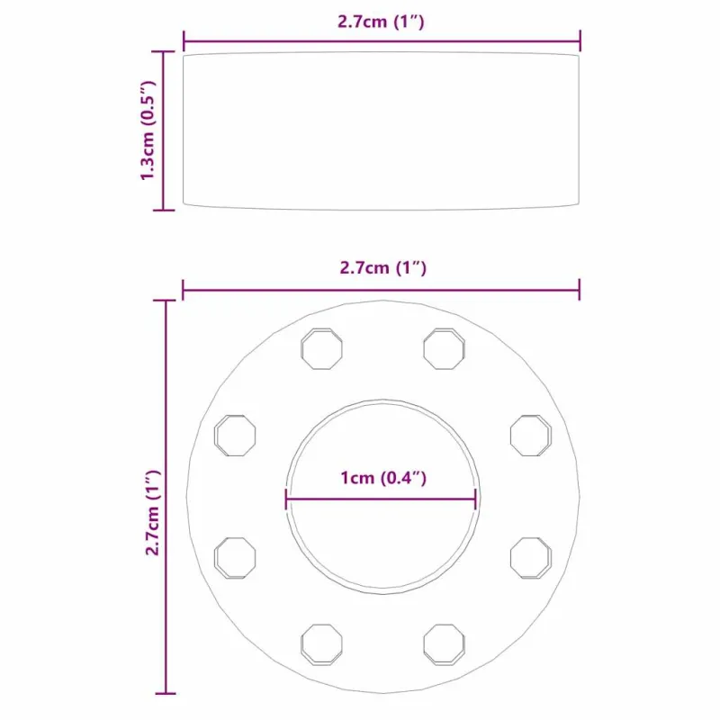 Stalo futbolo kamuoliukai 16 pcs Juodas 2,7 x 2,7 x 1,3 cm TPE