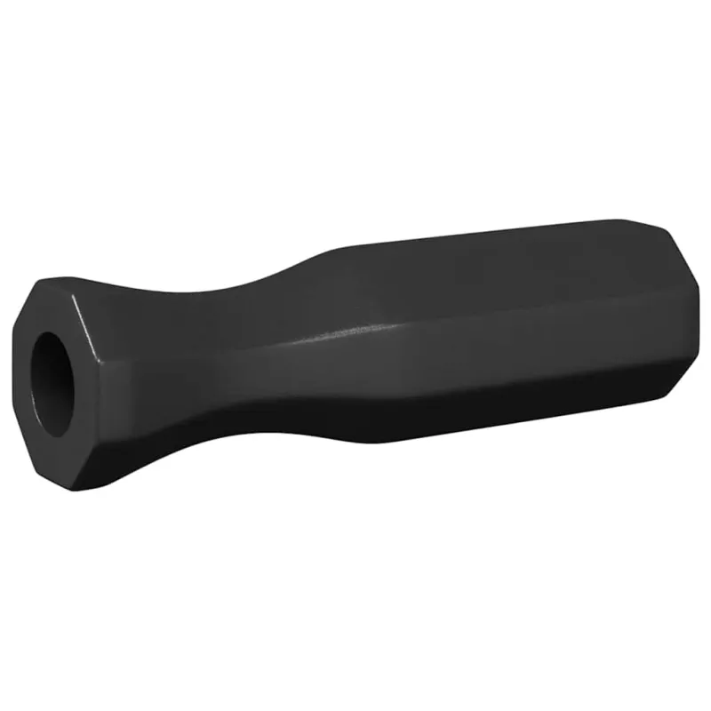 Stalo futbolo rankenos 10 pcs Juodas 3,1 x 3,1 x 17,8 cm PP