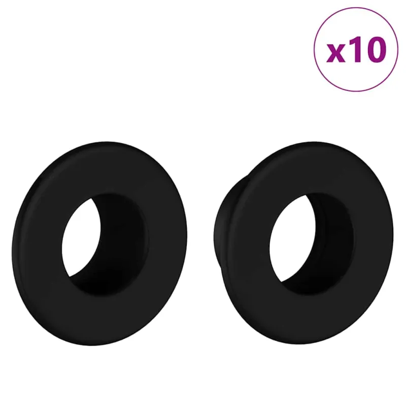 Futbolo stalo kamštukai 10 pcs Juodas 3 x 3 x 1,4 cm HIPS