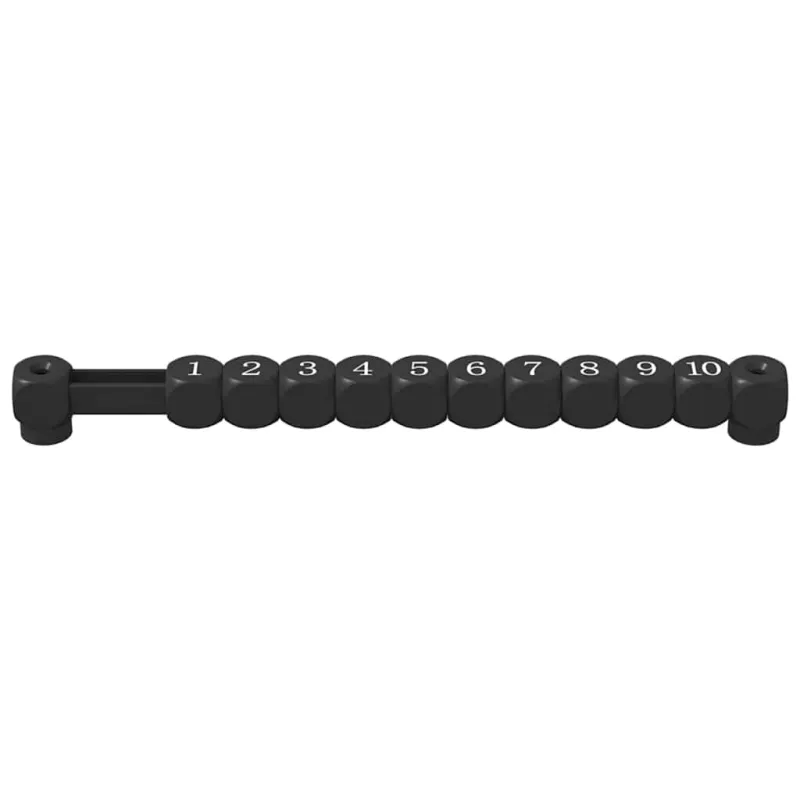 Futbolo stalo žaidėjai 2 pcs Juodas 30 x 2,2 x 2,9 cm HIPS