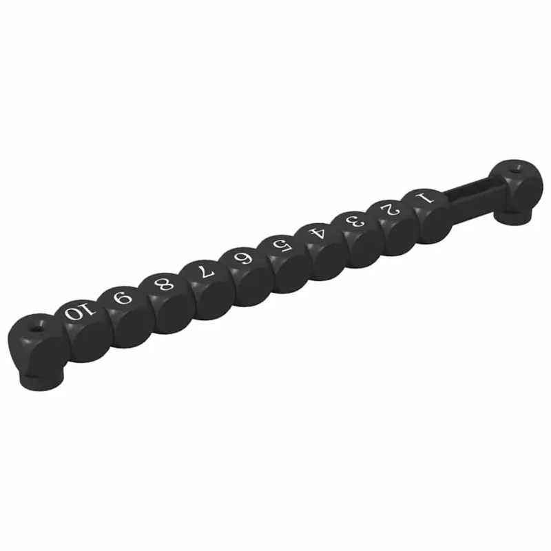 Futbolo stalo žaidėjai 2 pcs Juodas 30 x 2,2 x 2,9 cm HIPS