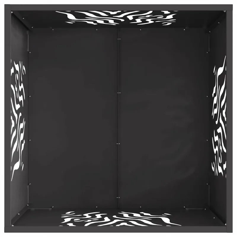 Laužavietė Juoda 60 x 60 x 40 cm Plienas