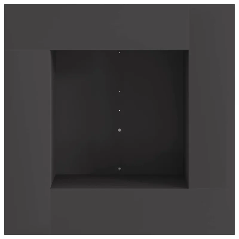 Laužavietė Juoda 60 x 60 x 30 cm Plienas