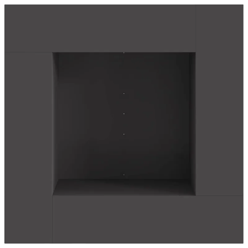 Laužavietė Juoda 80 x 80 x 40 cm Plienas