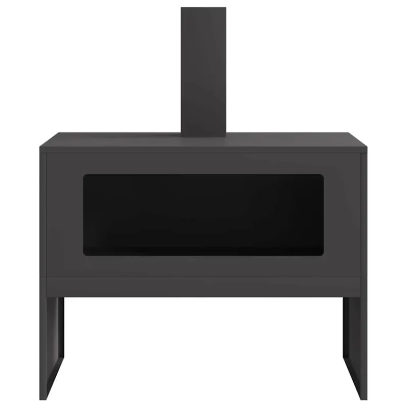 Laužavietė Juoda 80 x 50 x 96 cm Šaltai valcuotas plienas