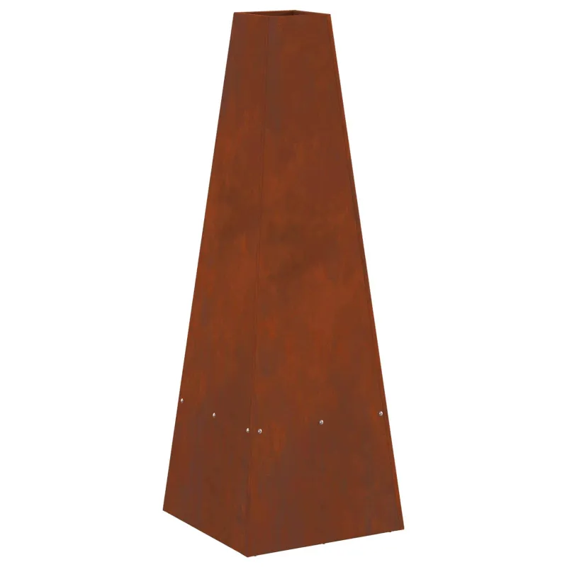 Laužavietė Ruda 35 x 35 x 100 cm Oro sąlygoms atsparus plienas