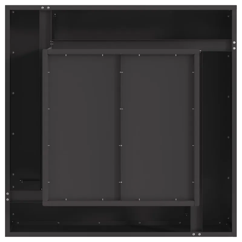 Laužavietė Juoda 80 x 80 x 40 cm Plienas