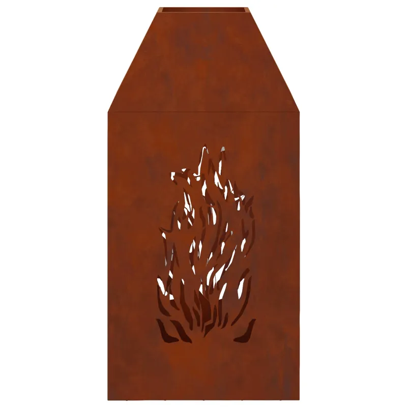 Laužavietė Ruda 50 x 50 x 100 cm Oro sąlygoms atsparus plienas