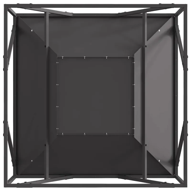 Laužavietė Juoda 80 x 80 x 40 cm Plienas