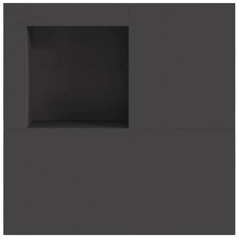 Laužavietė Juoda 100 x 100 x 30 cm Plienas