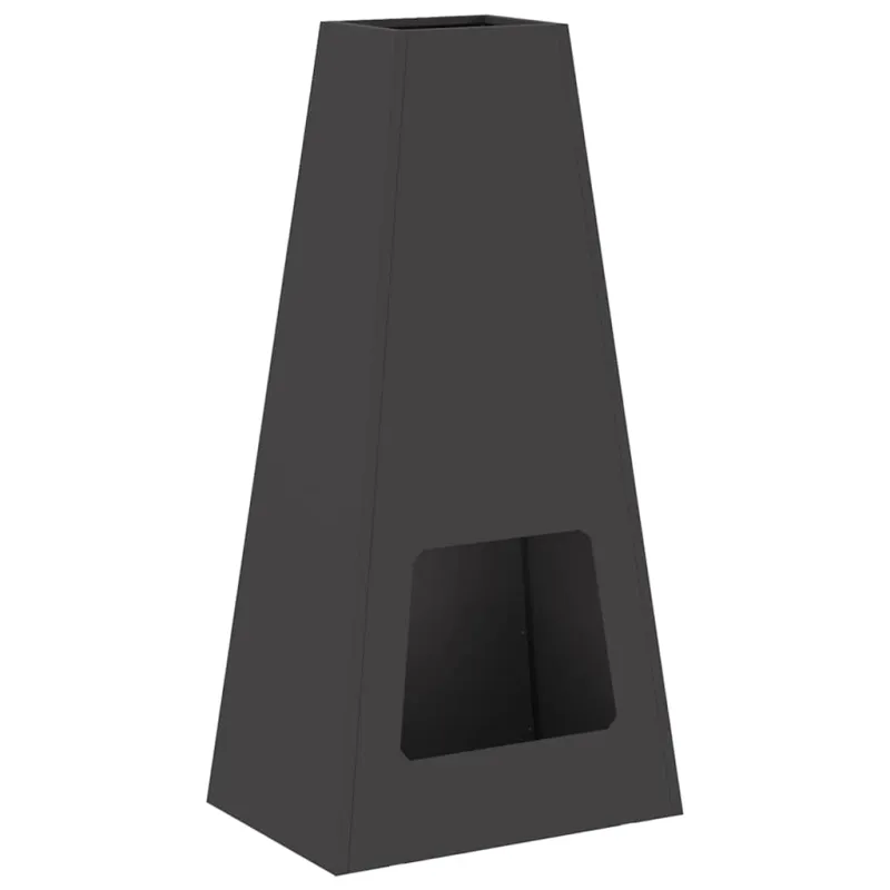 Laužavietė Juoda 50 x 35 x 100 cm Plienas