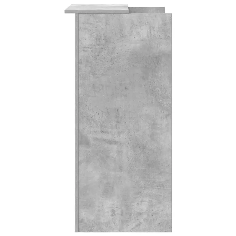 Registratūra, betono pilkas, 55x50x103,5 cm, apdirbta mediena